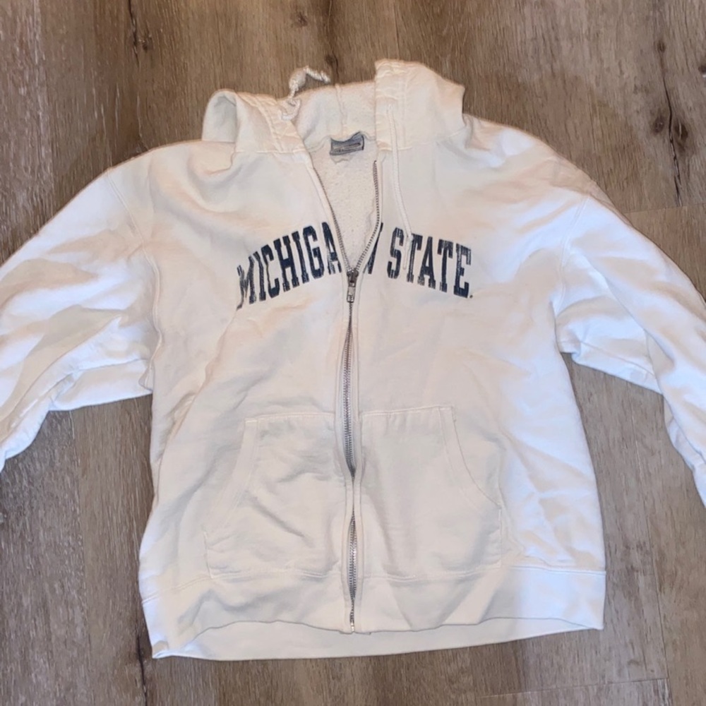 Michigan state zip hoodie